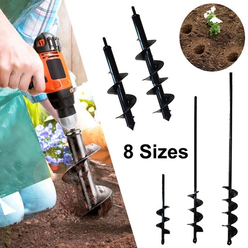Planting auger spiral hole - spiral,