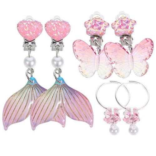 Pairs clip earrings - 3,