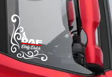 DAF Truck Stickers Daf Axle Style Truck Cab Window Stickers  Any Colour Xf Xg