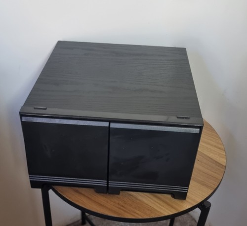 Vintage holder two drawer - vintage, cd