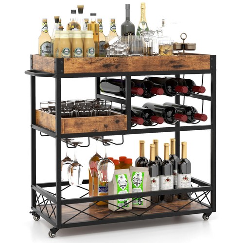 Home bar serving cart - bar,