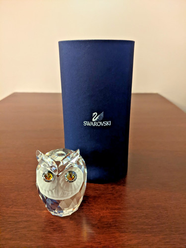 Swarovski crystal large owl - swarovski,