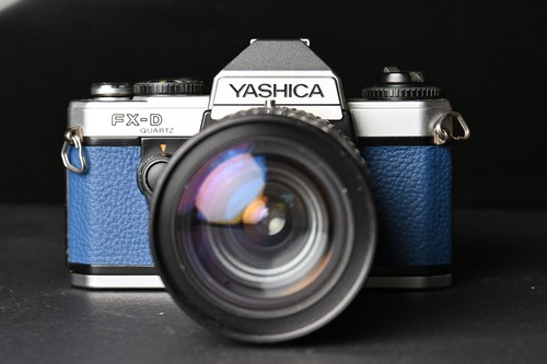 Custom blue yashica 35mm - custom,