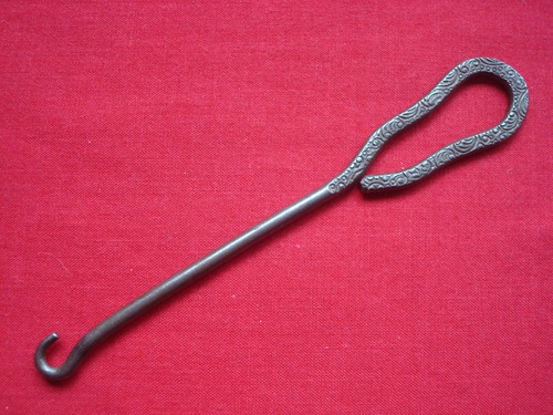 Vintage metal crochet button - vintage, crochet/button