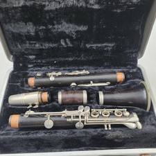Vintage La Sete Wood Clarinet Made In Germany With Bundy Case See Photos