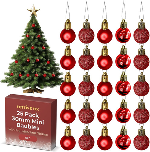 Red mini christmas - 25,
