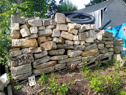 Yellow sandstone hand