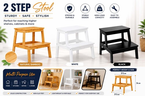Bamboo wooden stackable - wooden, step