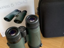Barr And Stroud Series 5 10x42 Binoculars, strap,case, lens covers boxed