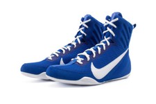 MENS BOXING BOOTS NIKE MACHOMAI 3 RING SHOES HF7333-400 ROYAL BLUE