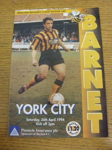 1994 barnet york city - v,