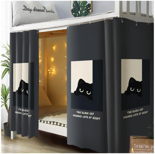 Bottom bunk bed curtains - bottom,