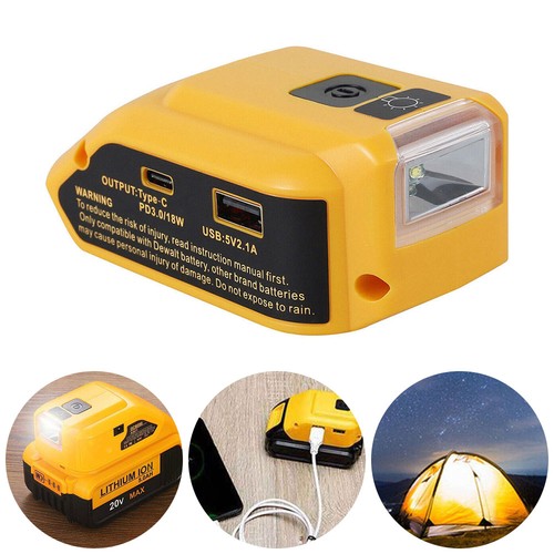 Fits dewalt battery adapter - battery,