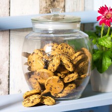 Kilner Large 4 L Glass Storage Cookie Jar Pasta Biscuit Kitchen Container Pot