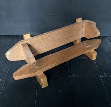 Vintage wooden book trough