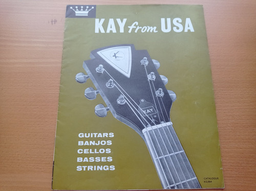 Rare 1960s kay from usa - rare, guitar