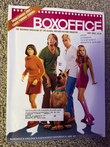 Boxoffice magazine scooby - magazine,