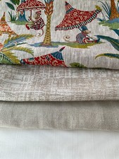 Ian Mankin, Warwick, Fox & Co fabric remnant bundle