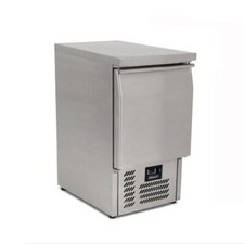 NEW BLIZZARD STAINLESS STEEL SINGLE DOOR COMPACT FOOD PREP COUNTER FRIDGE