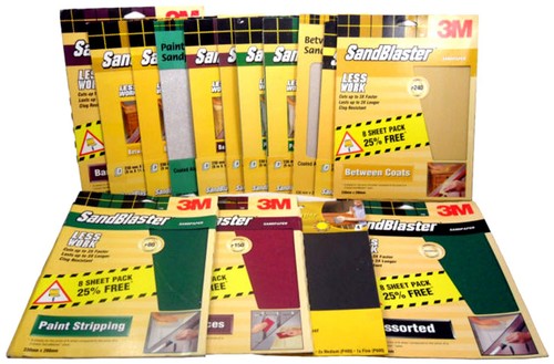 Sandblaster sandpaper paint - 3m,