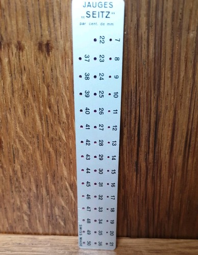 Watchmakers seitz pivot gauge - seitz,