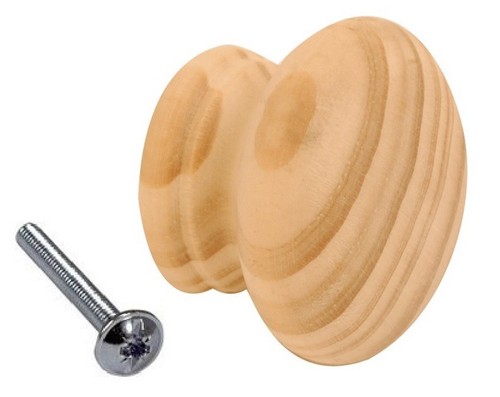 Pine wooden knobs with - pine,