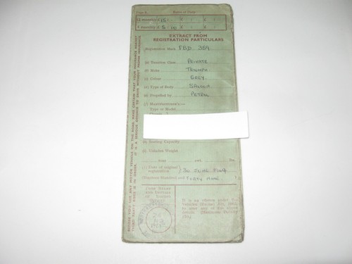 Fbd 359 1949 triumph 2000 - 1949,