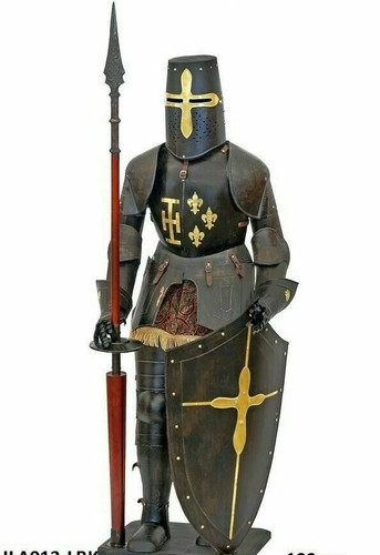 Antique full body armor black - full,