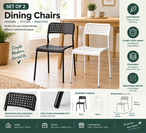 Set dining chairs - 2,