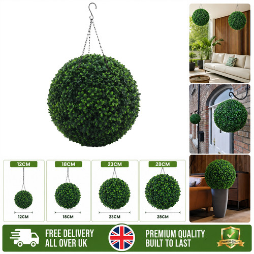 Artificial hanging topiary - hanging,