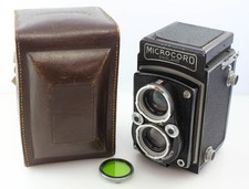 MPP Microcord 120 TLR Camera 77.5mm f3.5 Ross Xpres Lens w/ case & filter