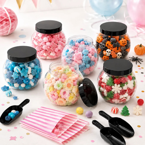 Themed party sweet - jar, buffet