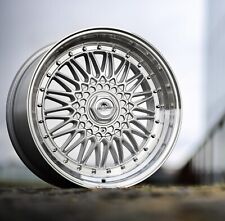 4X 16" MALM BBS RS style wheels Silver 9J ET15 4X100 for VW HONDA Toyota JDM