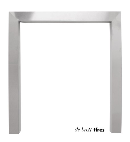 Open coal fire - fire, frame
