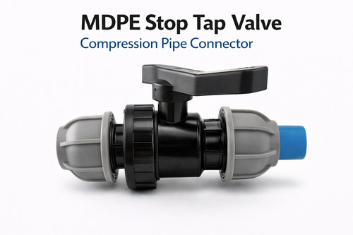 Mdpe stop tap valve - stop,
