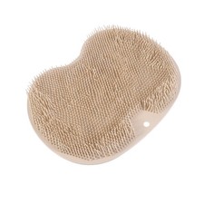 Shower Foot Scrubber Foot Massager Mat Multi-function Foot Cleaner (Brown)