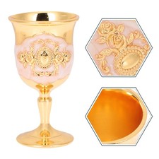  Zinc Alloy Wine Glass Colored