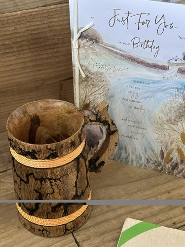 Wooden beer drinking - beer, eco