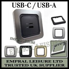 CBE C-Line 12v USB-C Fast Charge Socket Charger Campervan Motorhome Caravan 12v