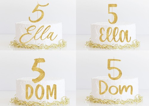 Personalised cake charms - personalised,