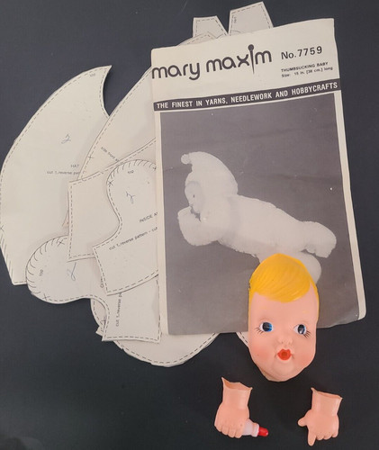 Vtg mary maxim sewing pattern - maxim,