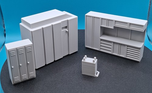 Scale workshop garage - 1:32, workshop/garage