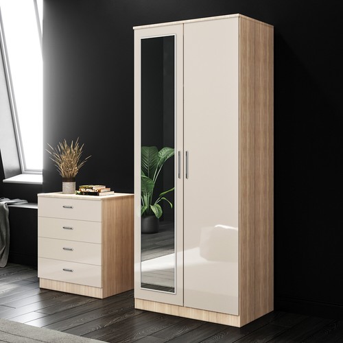 High gloss bedroom furniture - high,