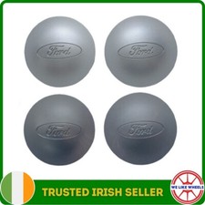 4 x Original Ford Fiesta MK6 Alloy Wheel Centre Caps. 2S61 1000 AA