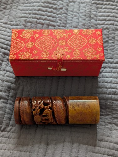 Vintage chinese carved - vintage, stone