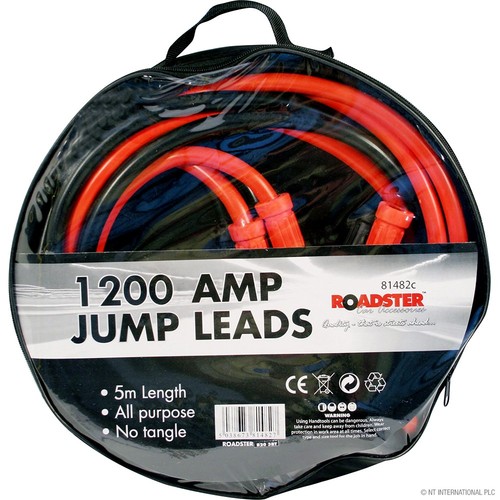 Jump leads 1200a - 1200a, heavy