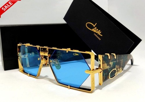 Cazal md004 sunglasses blue - sunglasses,