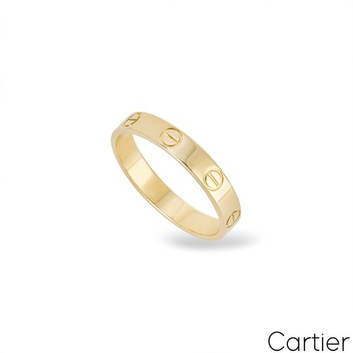 Cartier yellow gold plain - cartier,