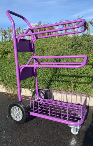 Saddle rack and - rack, trolley