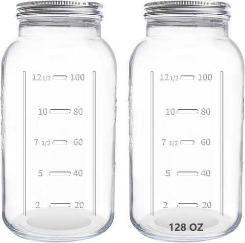 128 mason jars extra wide - mason,